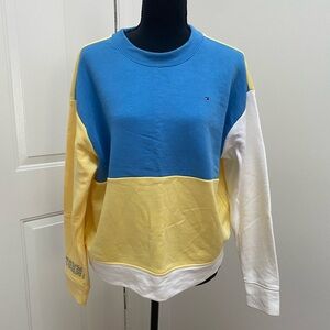 Tommy Hilfiger colorblock crewneck sweatshirt